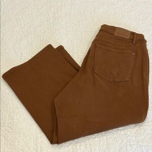 Judy Blue Warm Rust Brown Straight-Leg Jeans